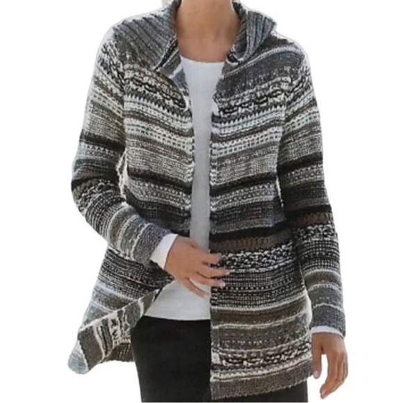 J. Jill Multicolor Patterned Cardigan - Picture 2 of 13